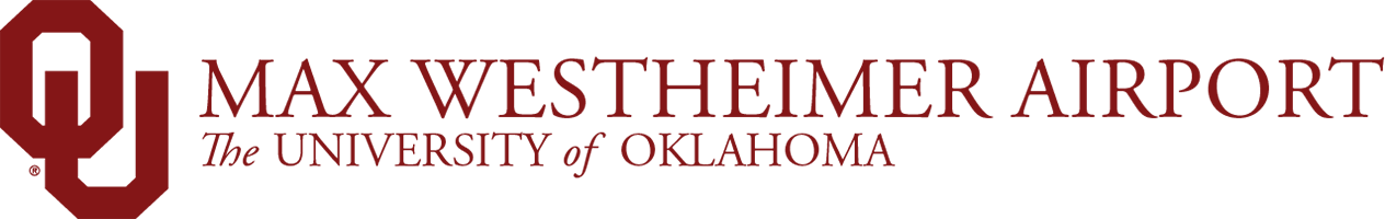 Interlocking OU, Max Westheimer Airport, The University of Oklahoma website wordmark.
