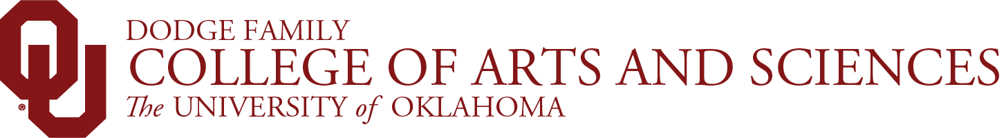 Dodge Family College of Arts and Sciences, The University of Oklahoma website wordmark