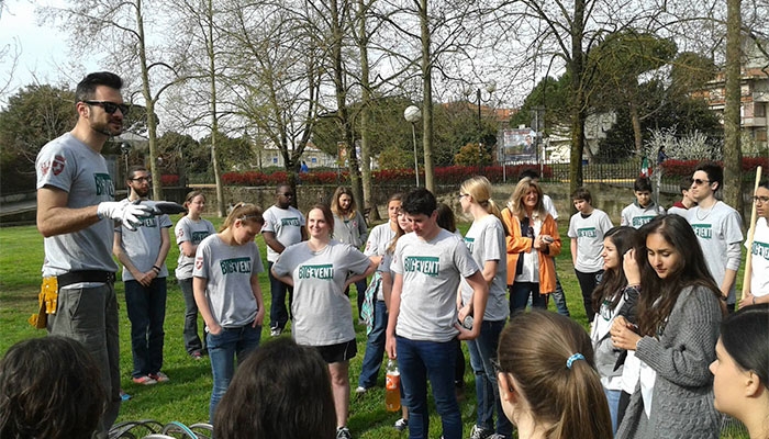 OU students in Arezzo participate in big event.
