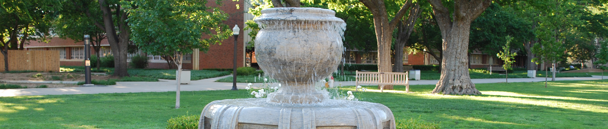 Fountain on South Oval