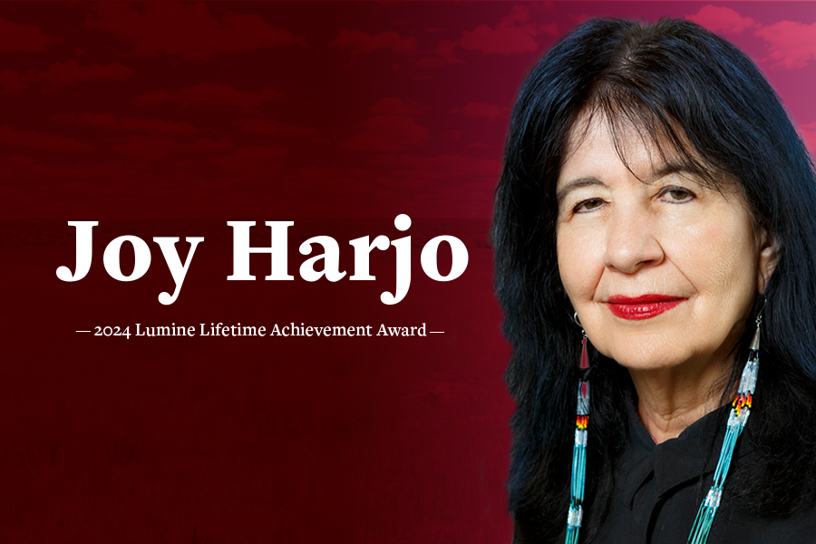 Joy Harjo, 2024 Lumine Lifetime Achievement Award Recipient