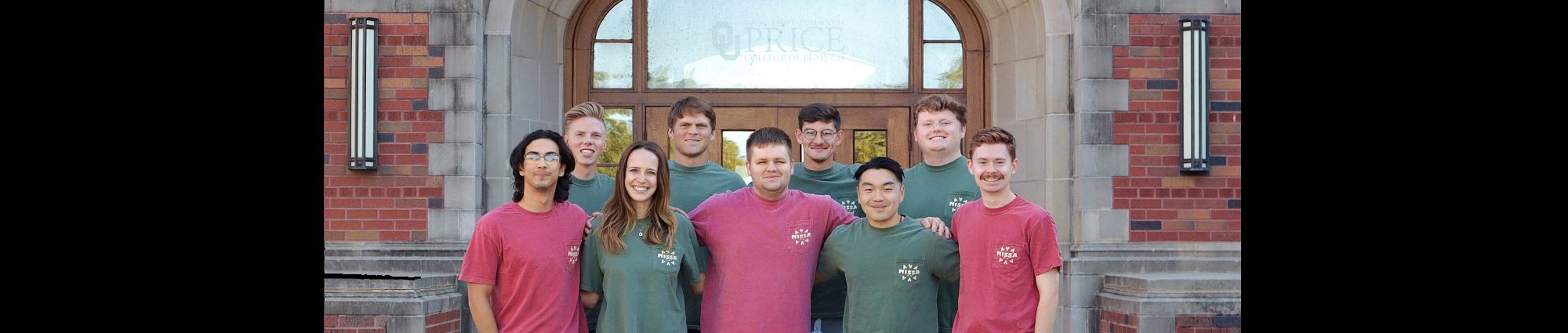 MISSA Officers - Back row, left to right are Matthew Brinkmeyer - Vice President of Administration, Frederic Daughtrey - Faculty Advisor, Connor Burns – President, Kaleb Colibart – Operations and Front Row Left to Right are Imran Ahmed – Communications,  Nicole Goral - Recruitment , Jefferey Nightengale – Treasurer, Kevin Chen - Vice President of Engagement, Hunter Moffet – Secretary