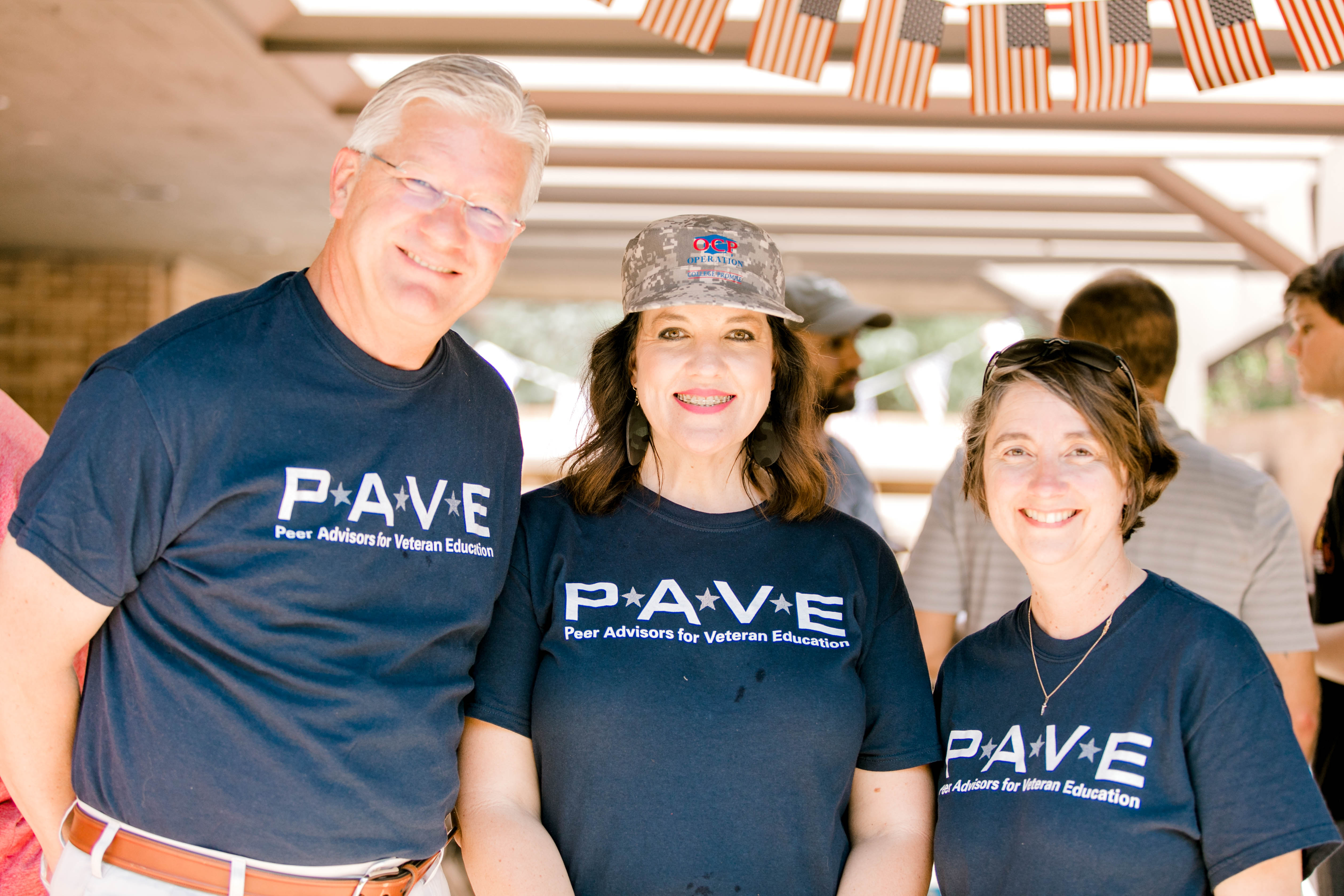 Volunteers at PAVE event 