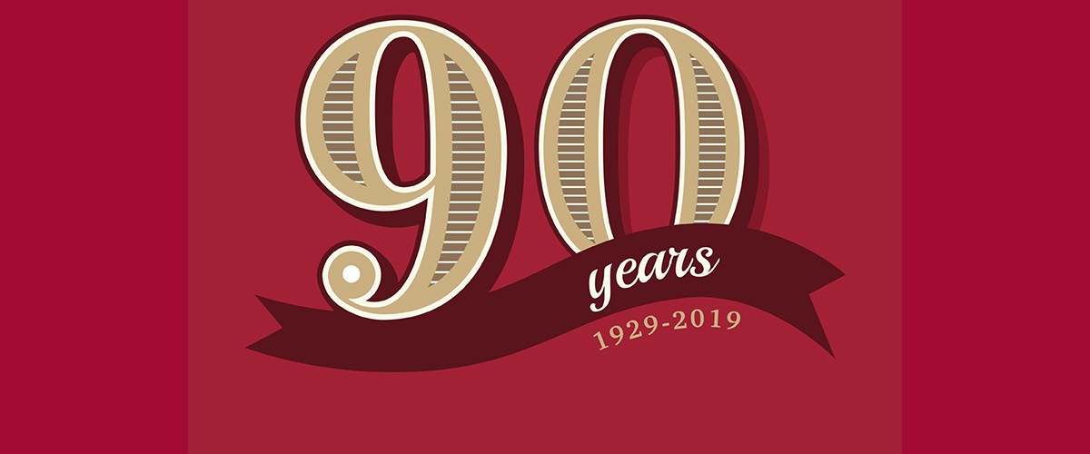90 Years 1929-2019