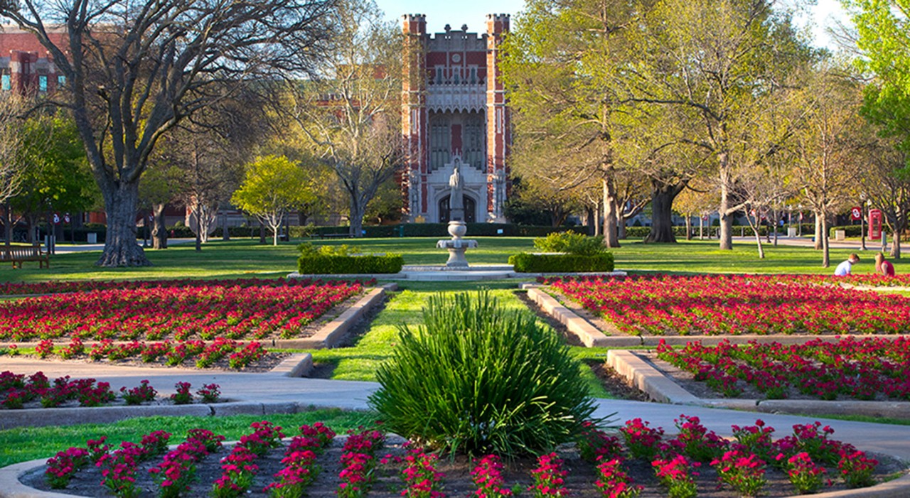 OU campus, south oval