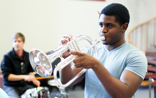 OU School of Music trumpet player