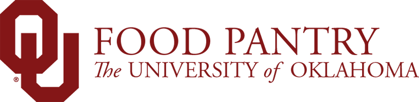 Interlocking OU, Food Pantry, The University of Oklahoma website wordmark.