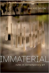 Cover of "Immaterial: Rules in Contemporary Art" by Sherri Irvin.