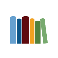 Forum Logo, stack of colored books