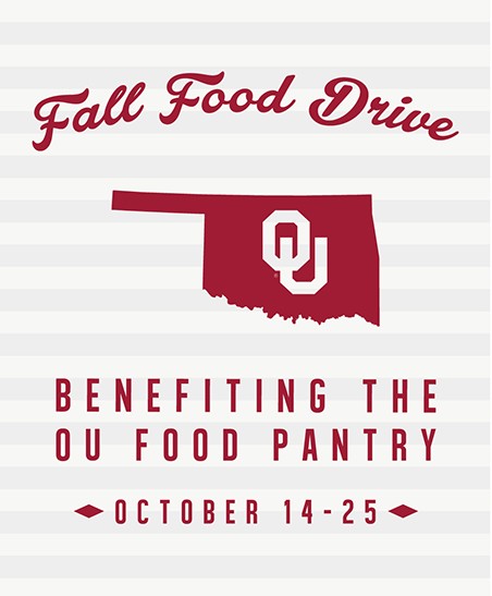 fall food drive benefitting the OU food pantry October 14-25