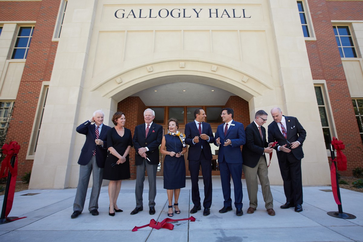 Gallogly Hall ribbon cutting ceremony