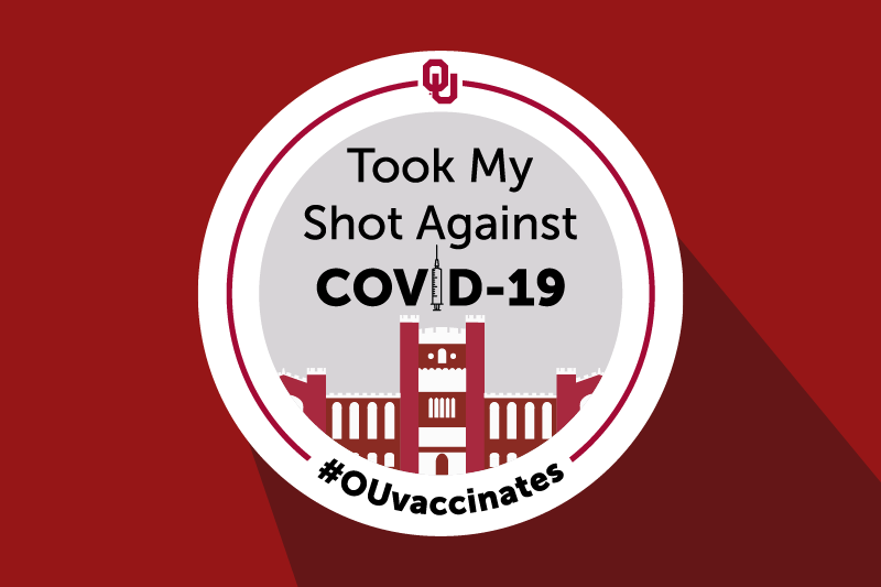 Took My Shot Against COVID-19 Sticker image #OUVaccinates