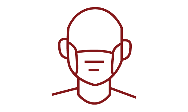 icon of face wearing a mask