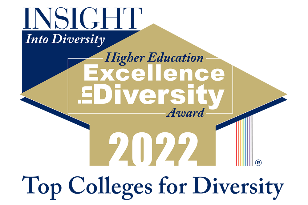 HEED award logo graphic "INSIGHT Into Diversity - Higher Education Excellence in Diversity Award - Top Colleges for Diversity