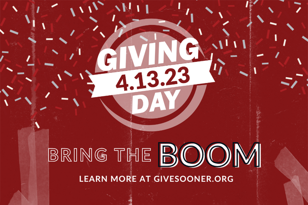 Giving Day 'Bring the Boom' graphic