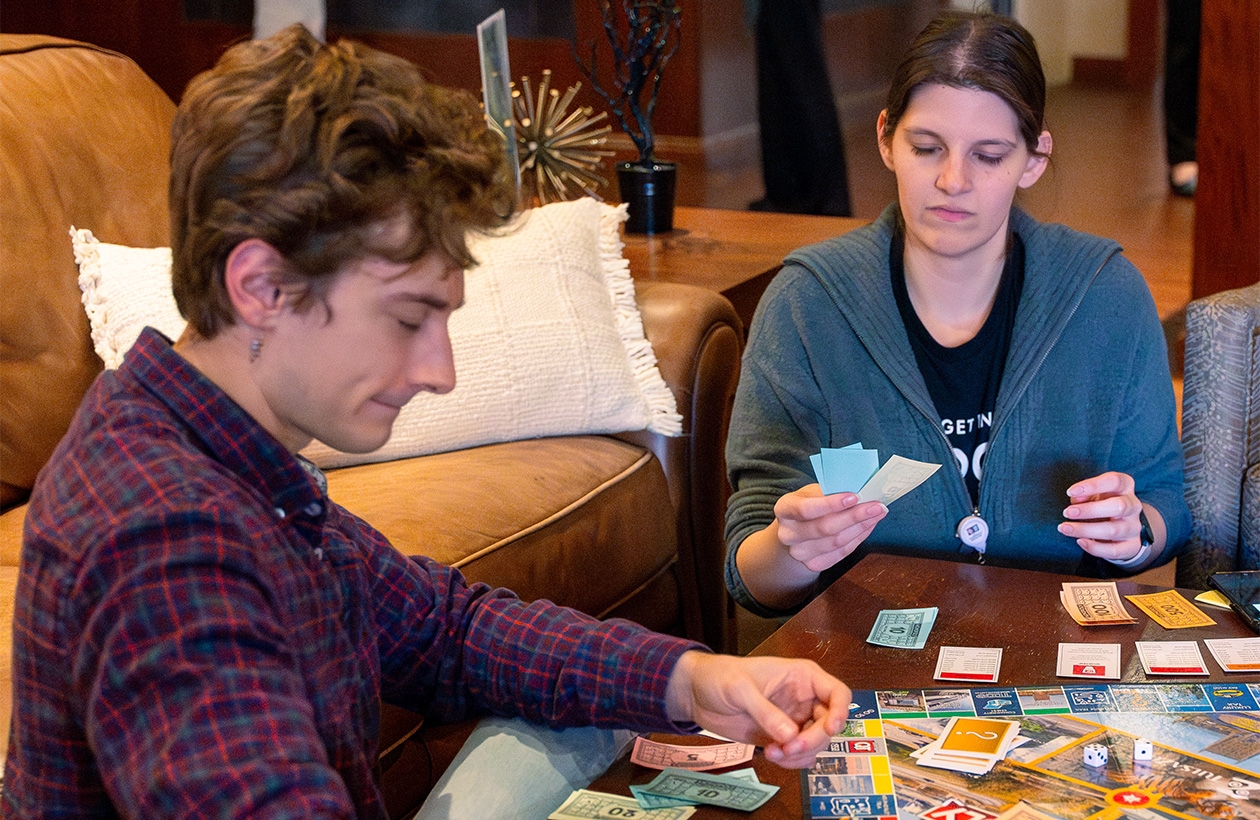 students play the new monopoly game