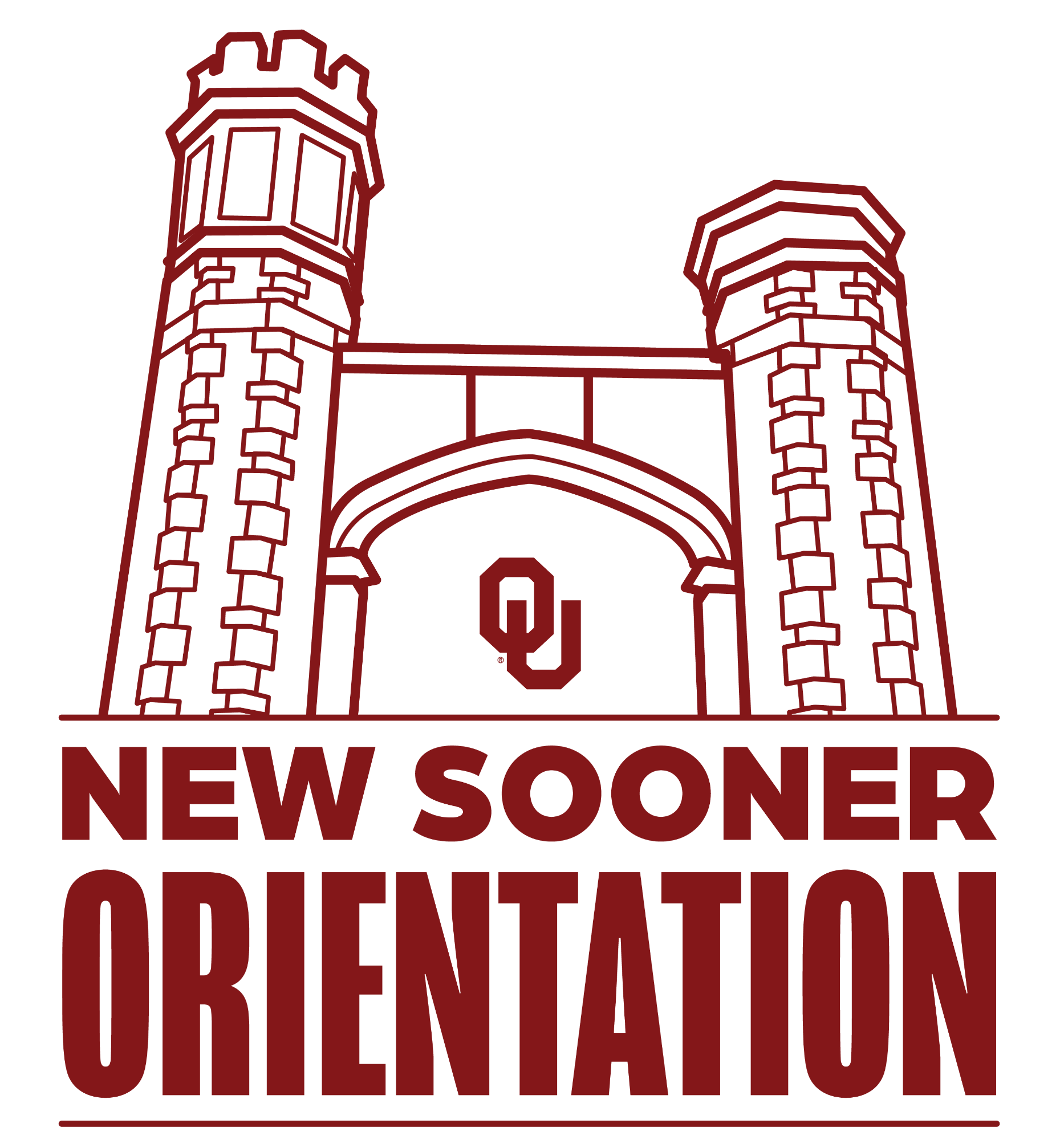 New Sooner Orientation stacked logo