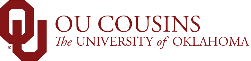 Interlocking OU, OU Cousins, The University of Oklahoma website wordmark.