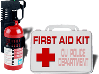 First Aid Kit and Fire Extinguisher