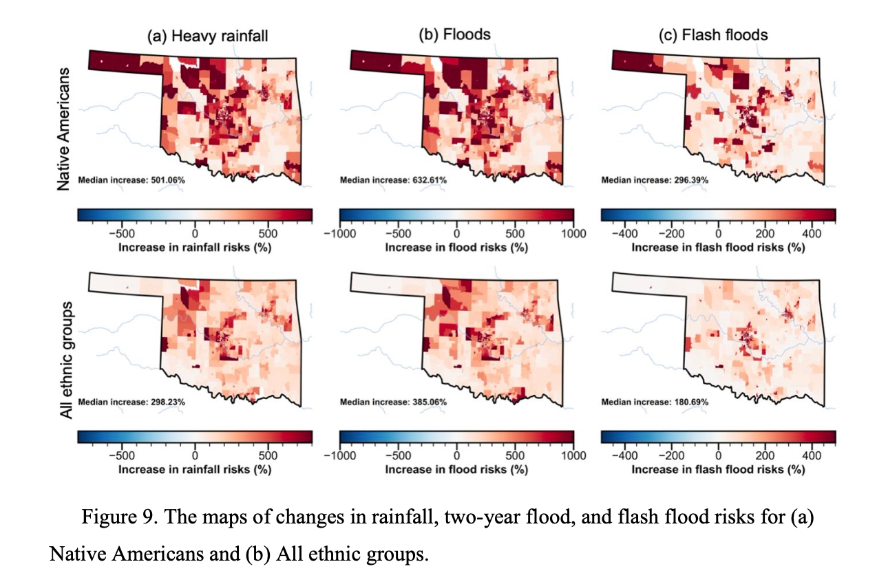 Researchers demonstrate the impact of increased flooding on Native American communities in Oklahoma. 