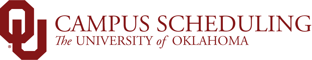 Campus Scheduling, The University of Oklahoma website wordmark