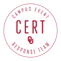 Campus Event Response Team, CERT, OU logo