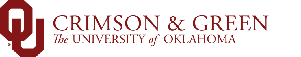 Crimson & Green, The University of Oklahoma website wordmark