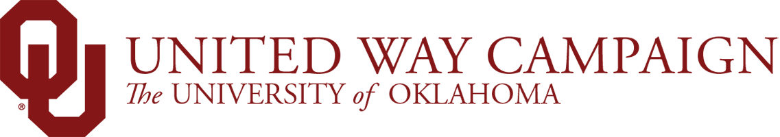 OU United Way Campaign, The University of Oklahoma website wordmark