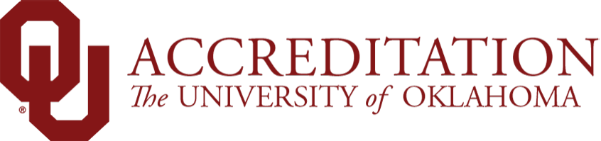 Interlocking OU, Accreditation, The University of Oklahoma website wordmark.