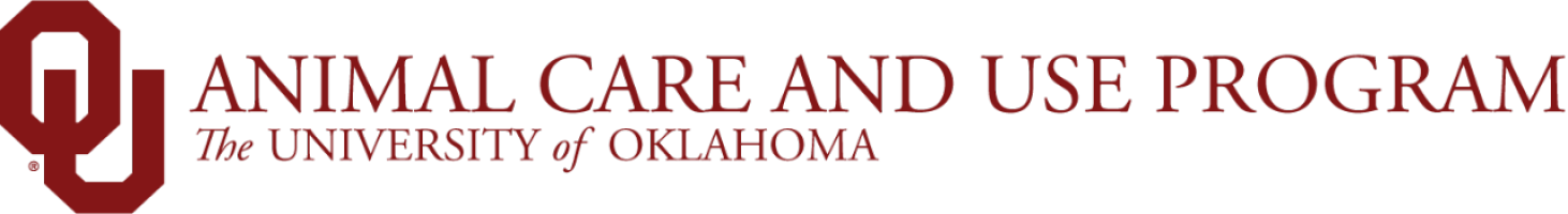 Animal Care and Use Program, The University of Oklahoma website wordmark