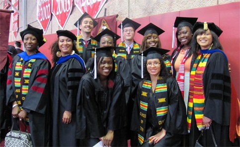 Program graduates posing for picture
