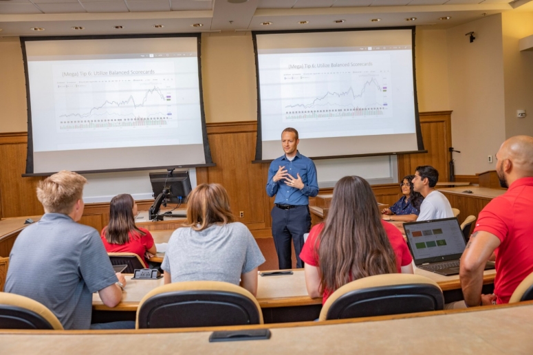 OU Price professor holds a lecture 