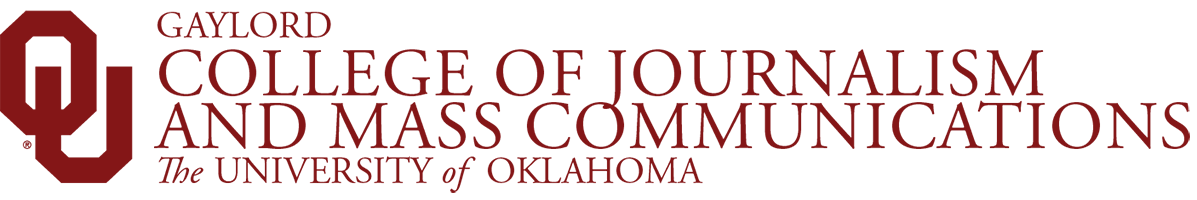 Gaylord College of Journalism and Mass Communications University of Oklahoma wordmark