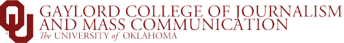 Gaylord College of Journalism and Mass Communications University of Oklahoma wordmark