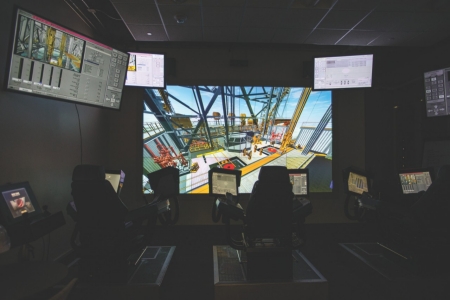 National Oilwell Varco (NOV) drilling simulator at OU