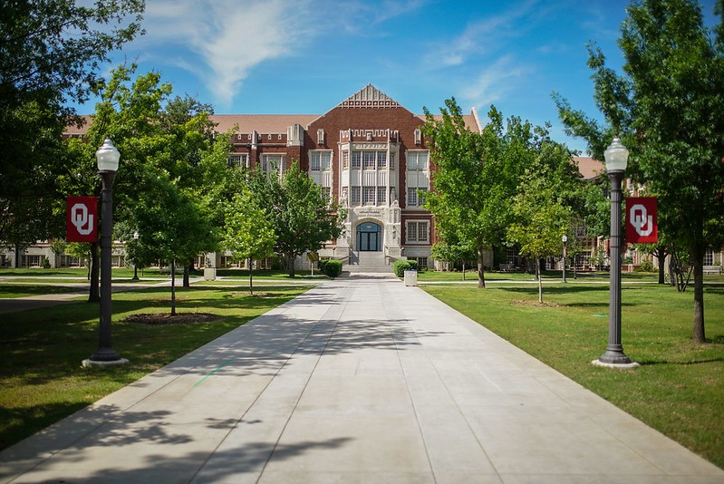 Adams Hall on the University of Oklahoma Norman campus