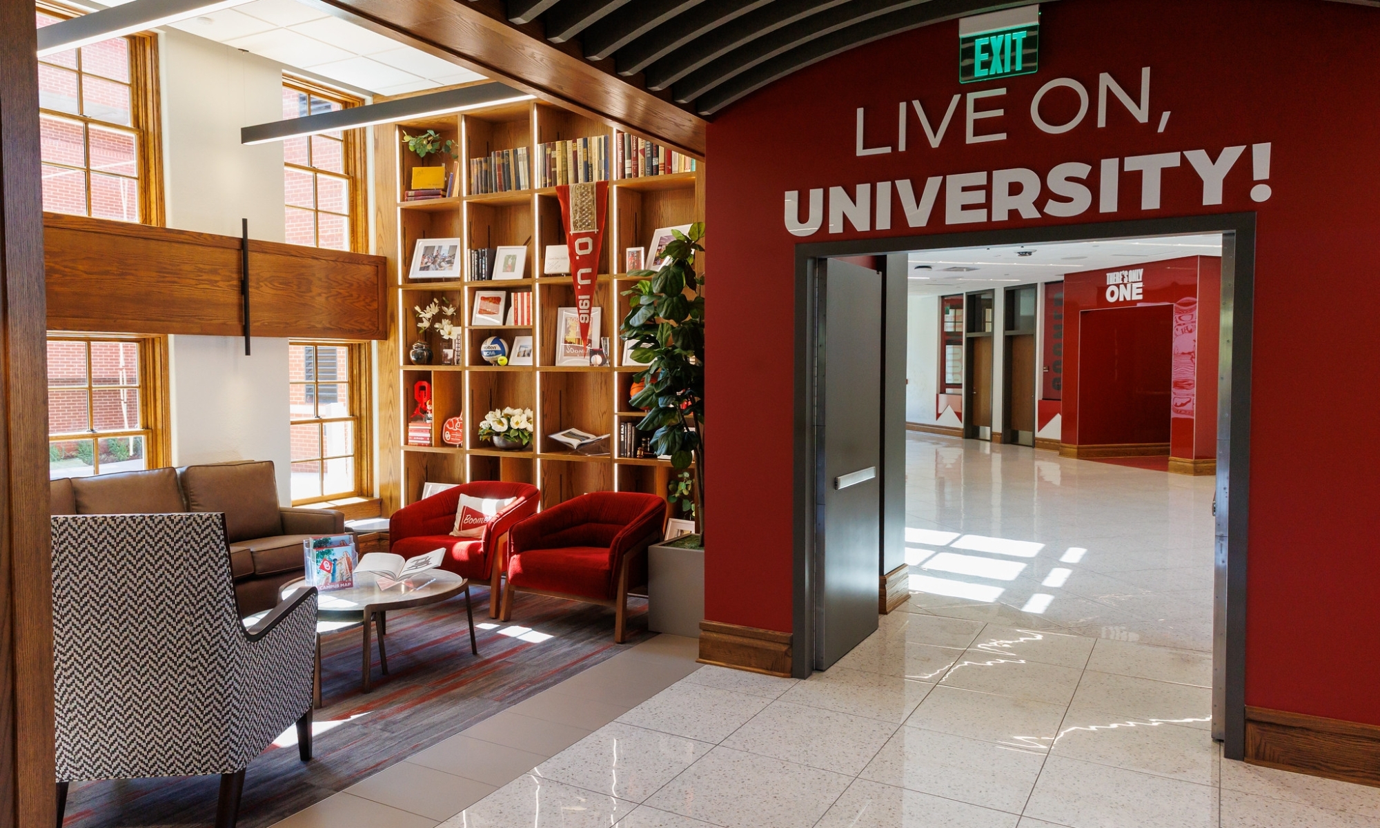 Lobby in Jones Family Welcome Center