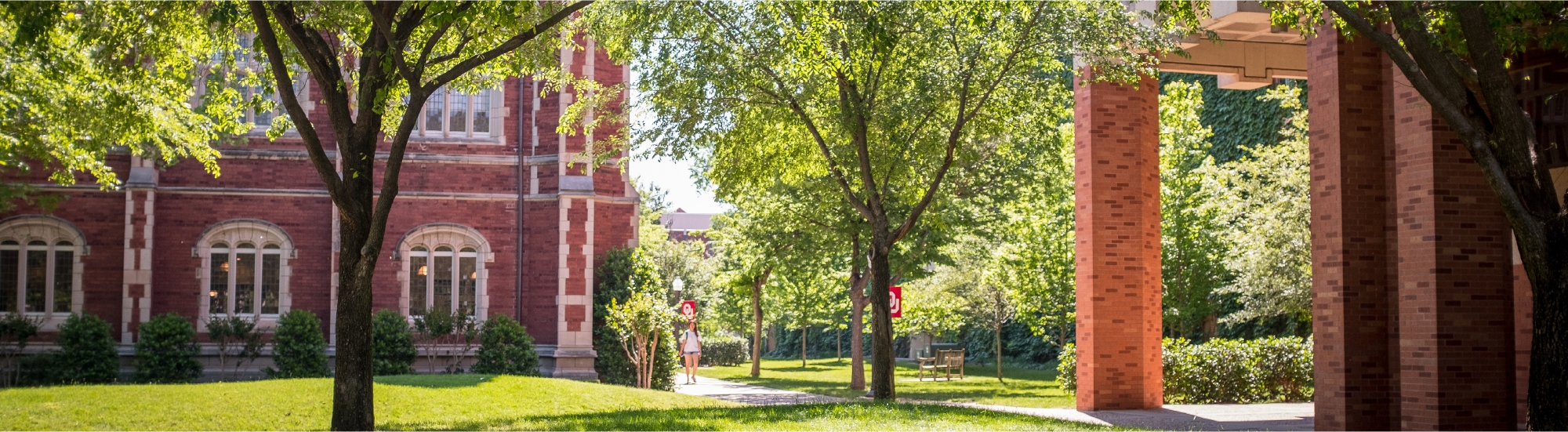 Norman campus garden.