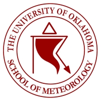 The University of Oklahoma. School of Meteorology logo.