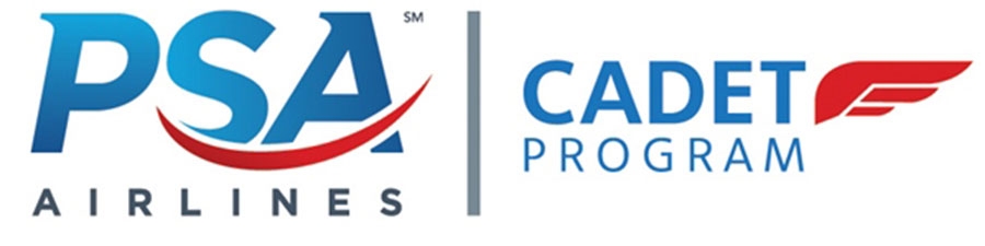 P S A Airlines Cadet Program logo.