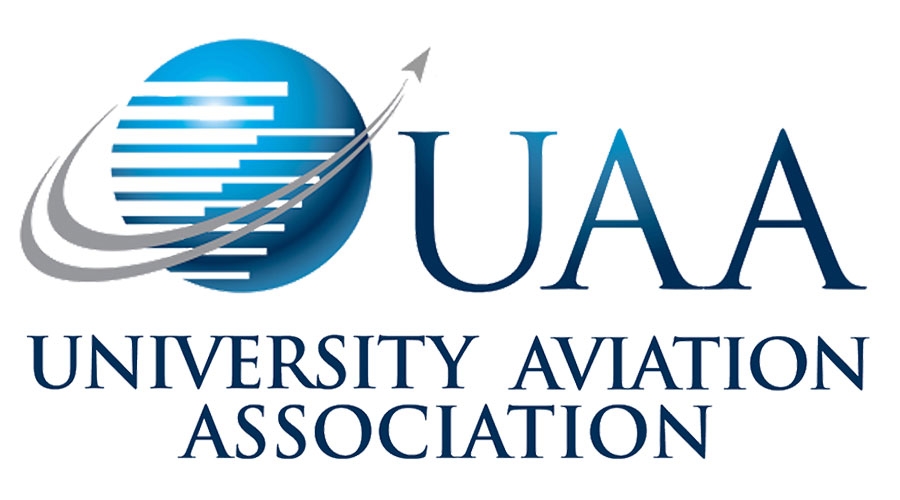 U A A, University Aviation Association logo.
