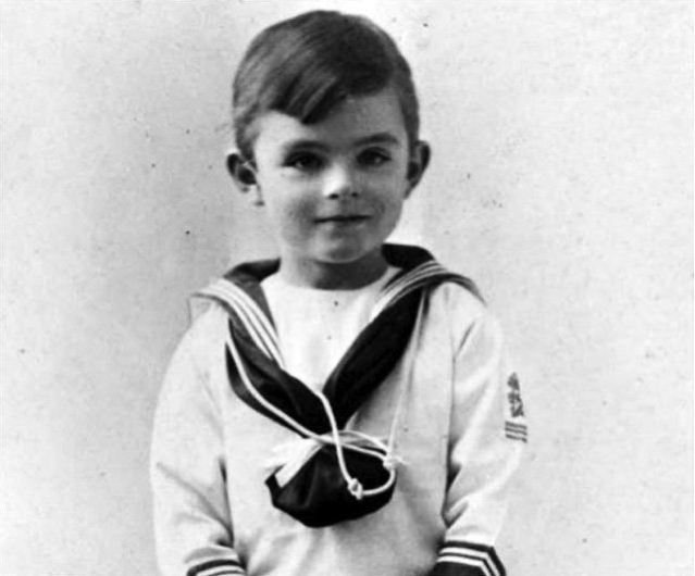 Alan Turing as a child.