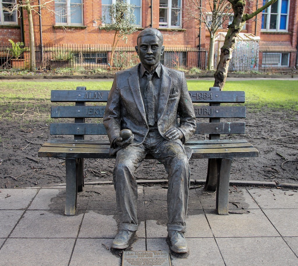 The Alan Turing Memorial in Machester, England.