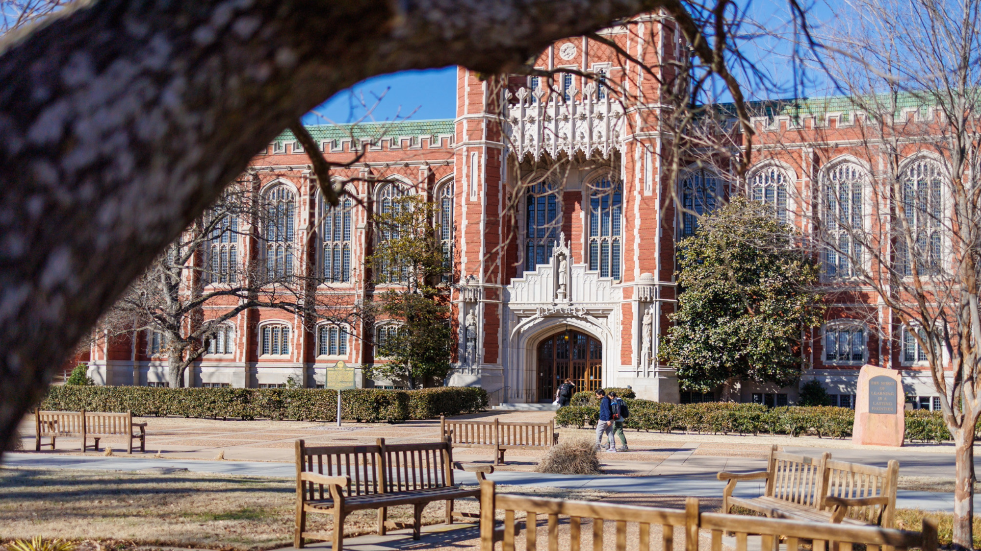 image of Bizzell library.