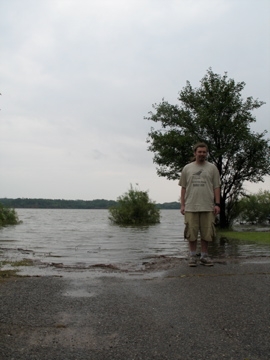 Flooding during the originally scheduled weekend at Great Salt Plains during BioBlitz 2008