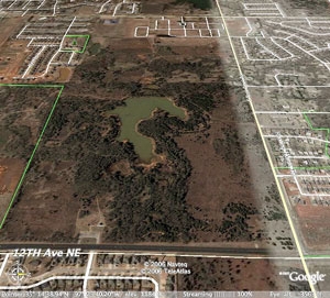 aerial map of sutton urban wilderness