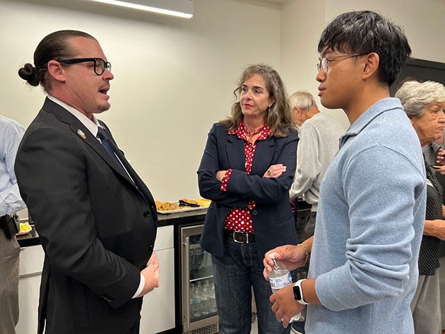 community scholar with mayor