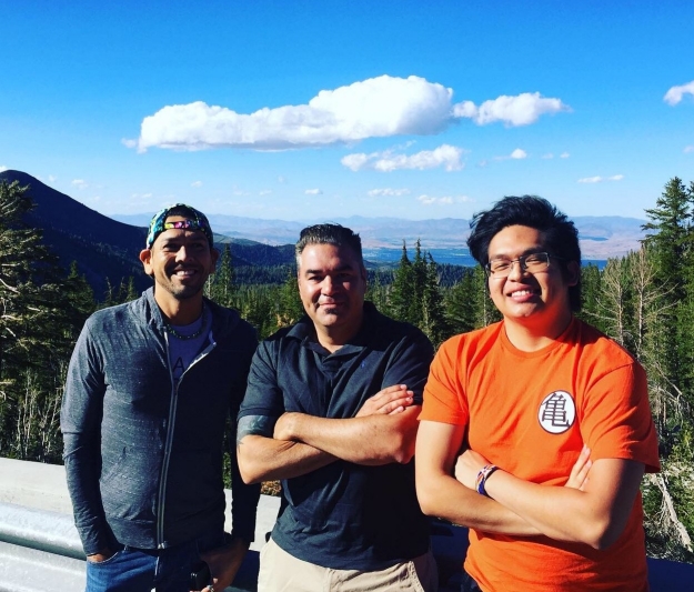 A highlight of GEN travels is the opportunity to see new places and meet great people. GEN Co-director Justin Lund and OU student Treyton Vo Morris enjoy the view of Lake Tahoe area with GEN mentor Rodney Haring.