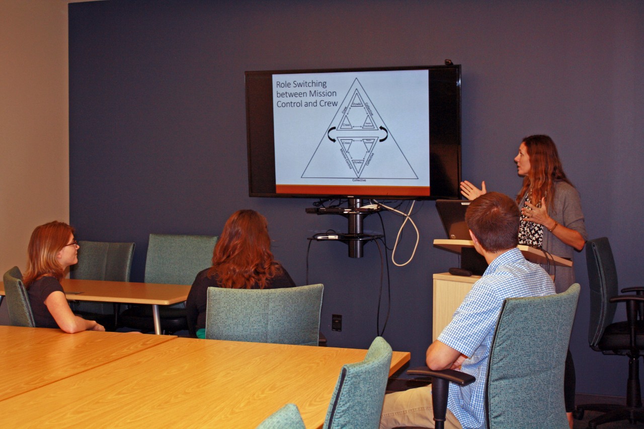 A conference room at the CASR facility.