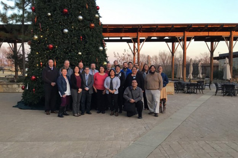 A contingent of the CEIGR Consortium meets in Sulphur, OK.